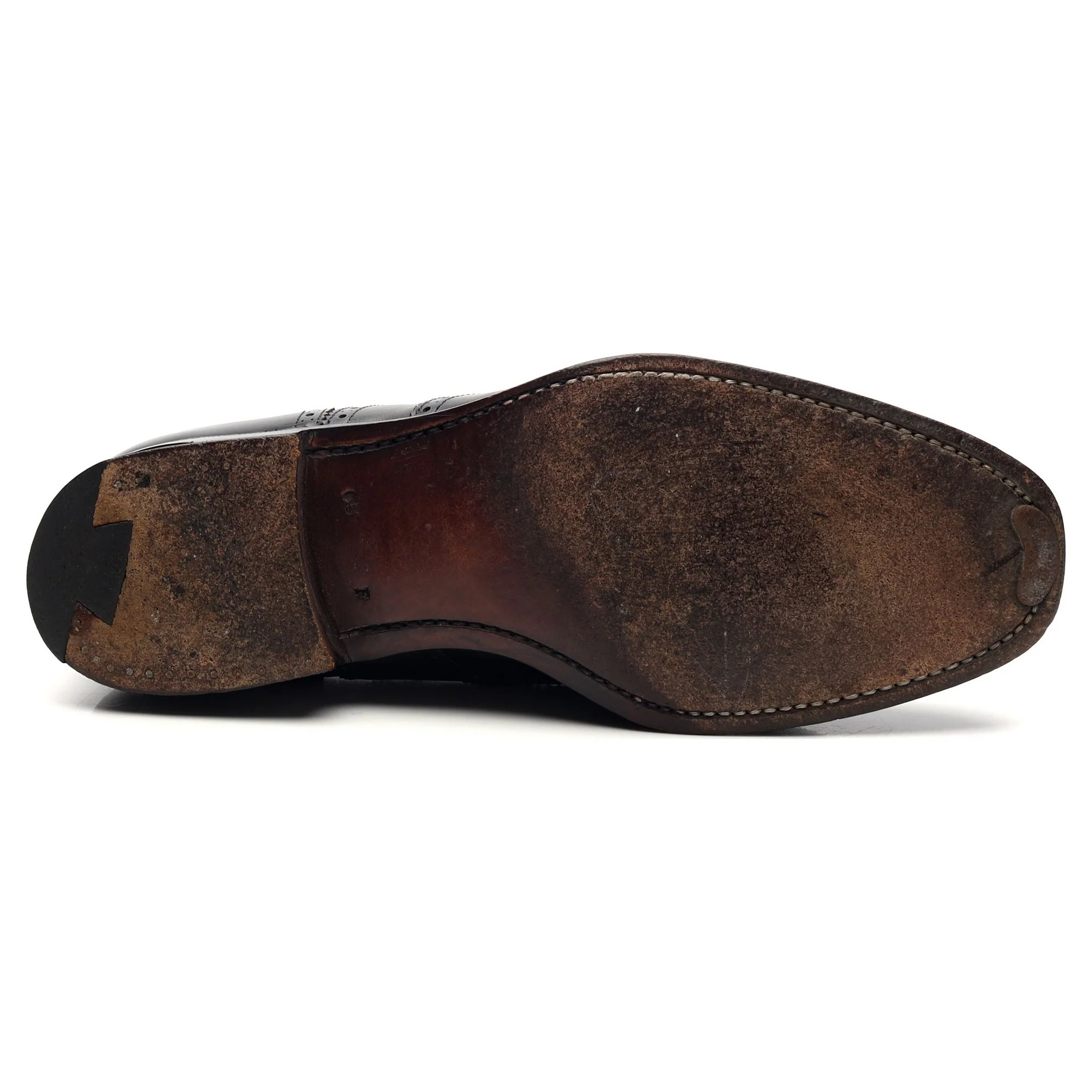 Masterclass 'Brunel' Black Leather Oxford Brogues UK 6.5 F - Image 11