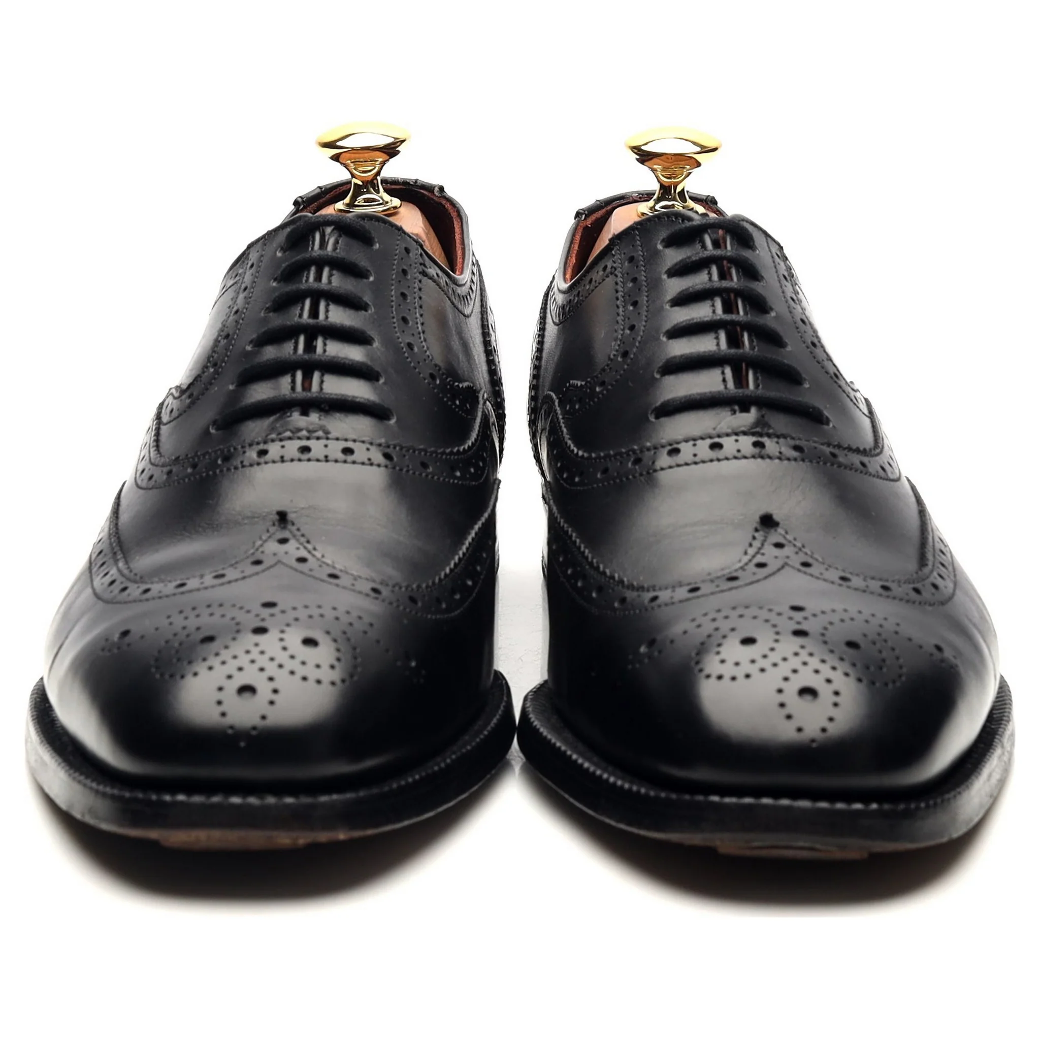 Masterclass 'Brunel' Black Leather Oxford Brogues UK 6.5 F - Image 8