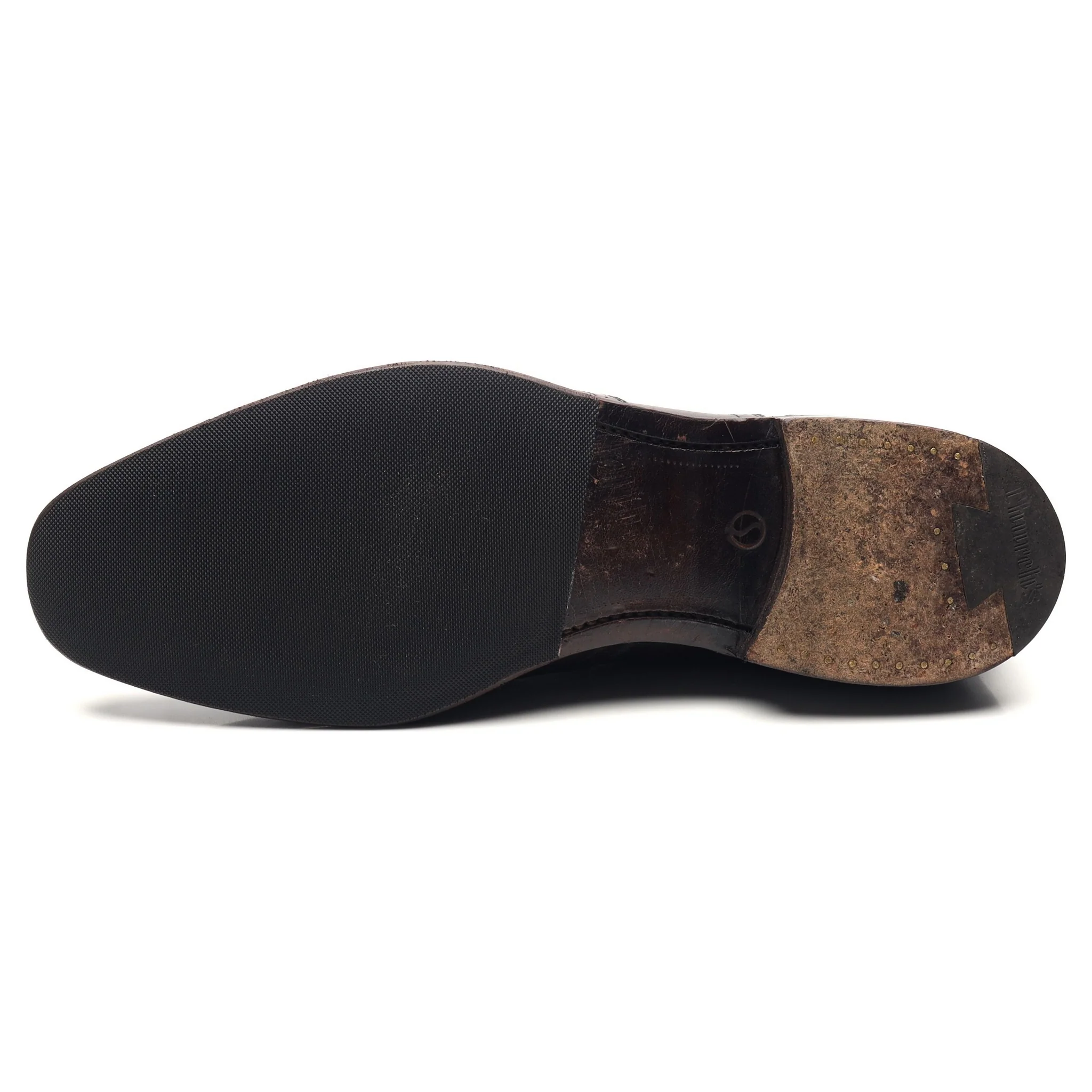 Dark Brown Leather Brogues UK 6 G - Image 10