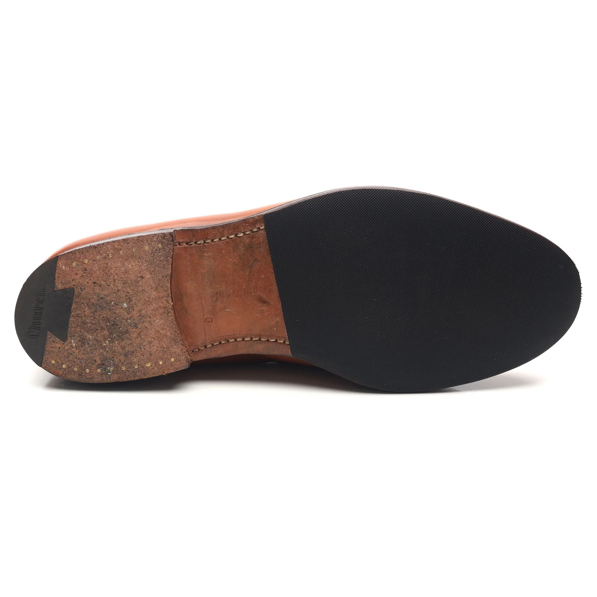 'Darwin' Tan Brown Leather Loafers UK 9 G - Image 11