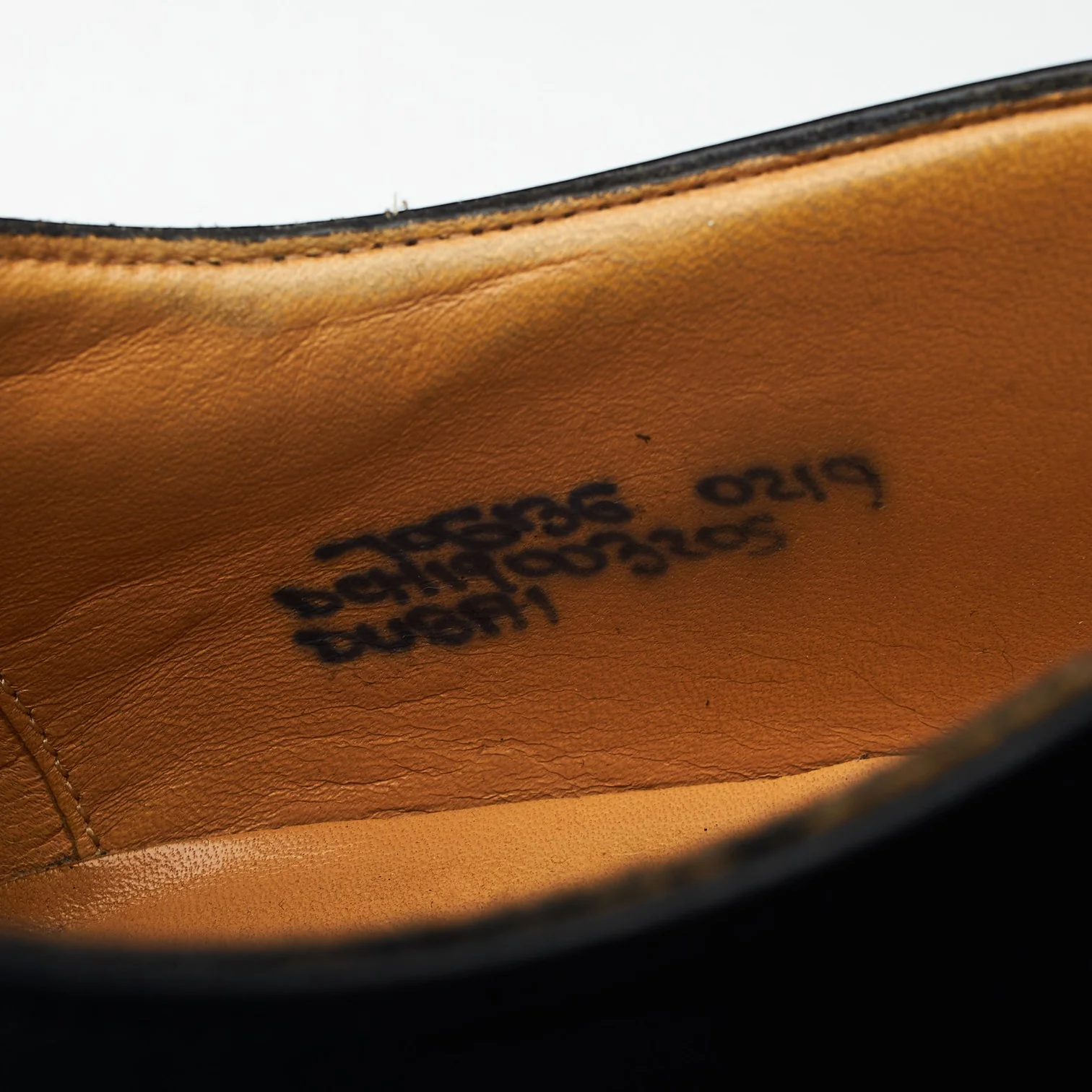 'Dubai' Black Leather Oxford UK 7 G - Image 7