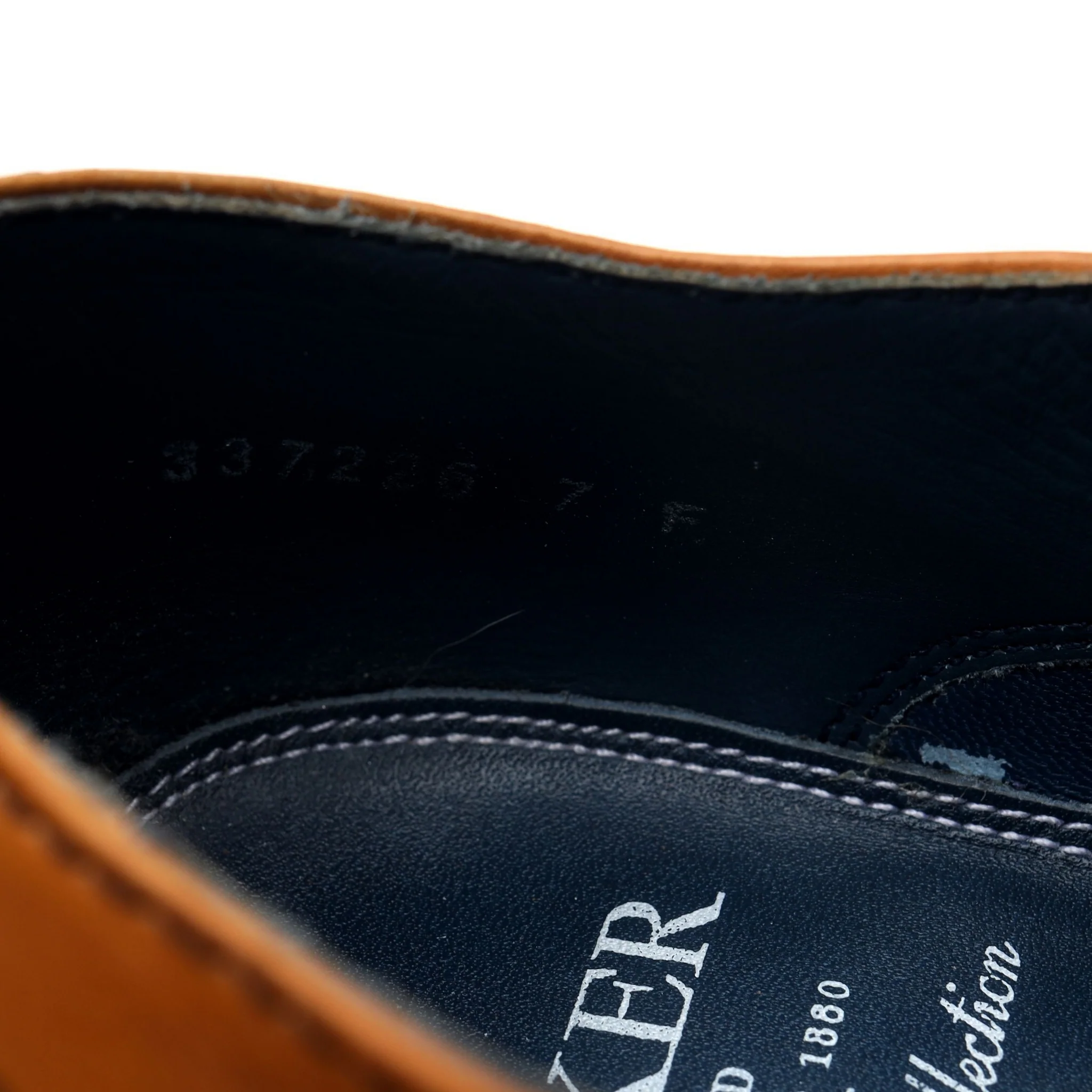 'Grant' Tan Brown Leather Oxford UK 7 F - Image 7