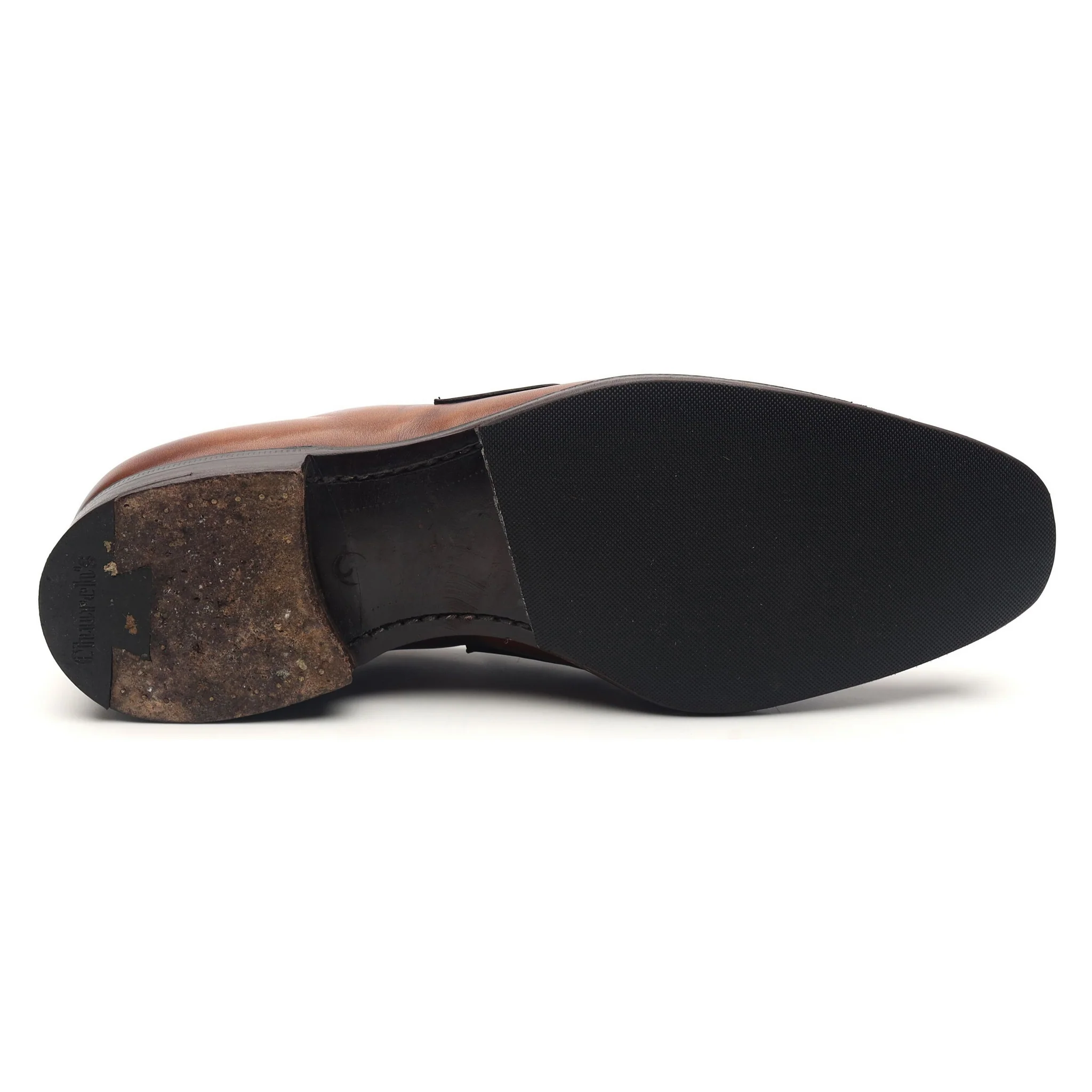 'Bray' Brown Leather Loafers UK 6 F - Image 12