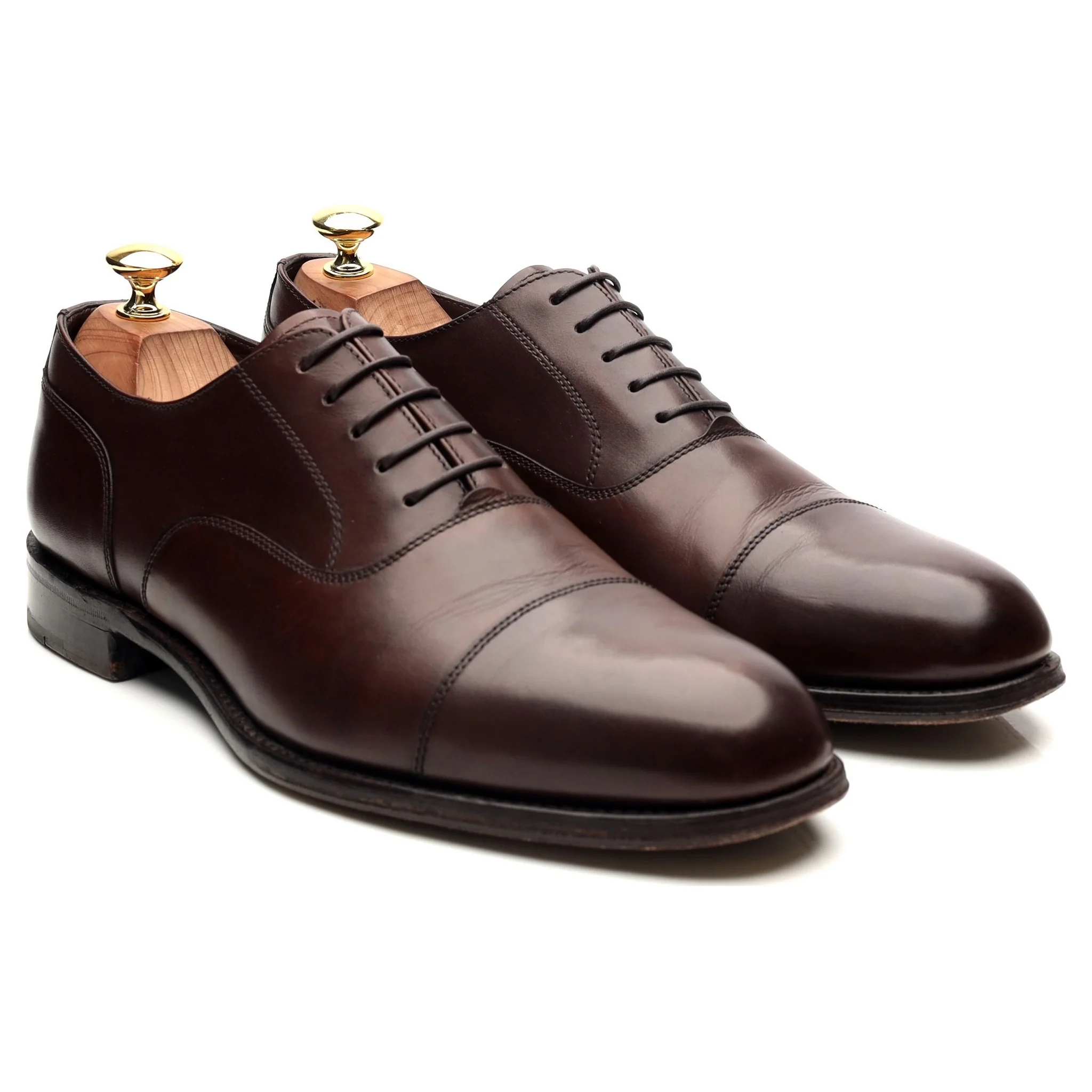 1880 'Stonegate' Dark Brown Leather Oxford UK 8.5 F - Image 7
