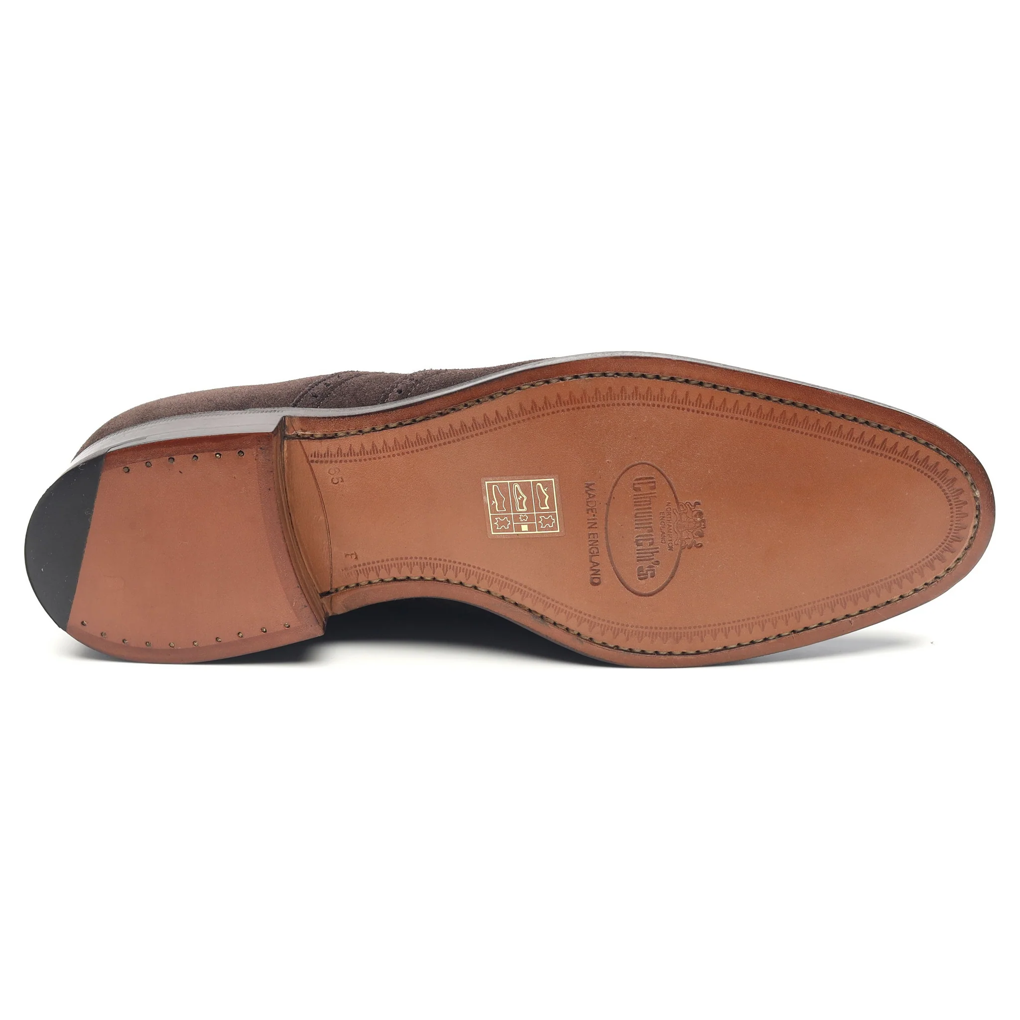 'New York' Brown Suede Brogues UK 6.5 F - Image 10