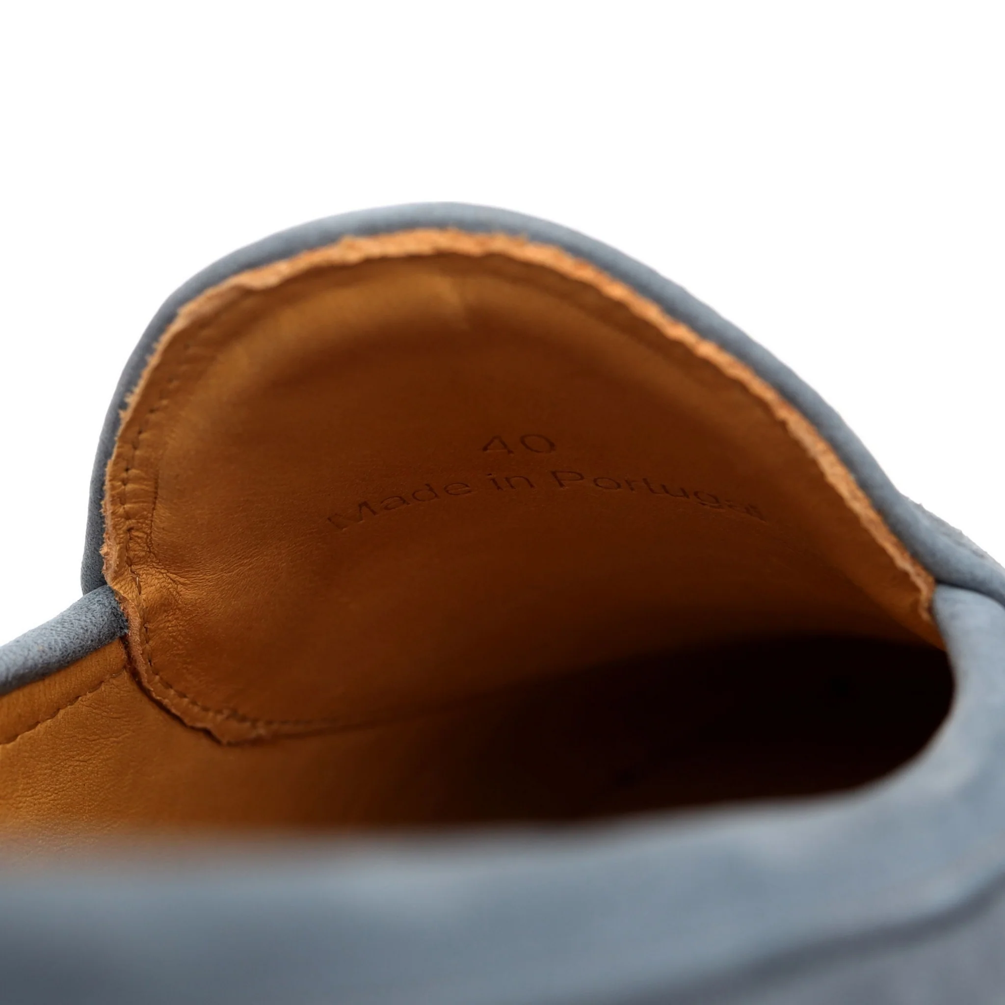 'Sagan Stride' Blue Suede Slip On Loafers UK 6 / UK 6.5 - Image 7